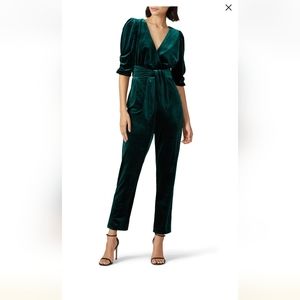 Adelyn Rae Janine Velvet Jumpsuit